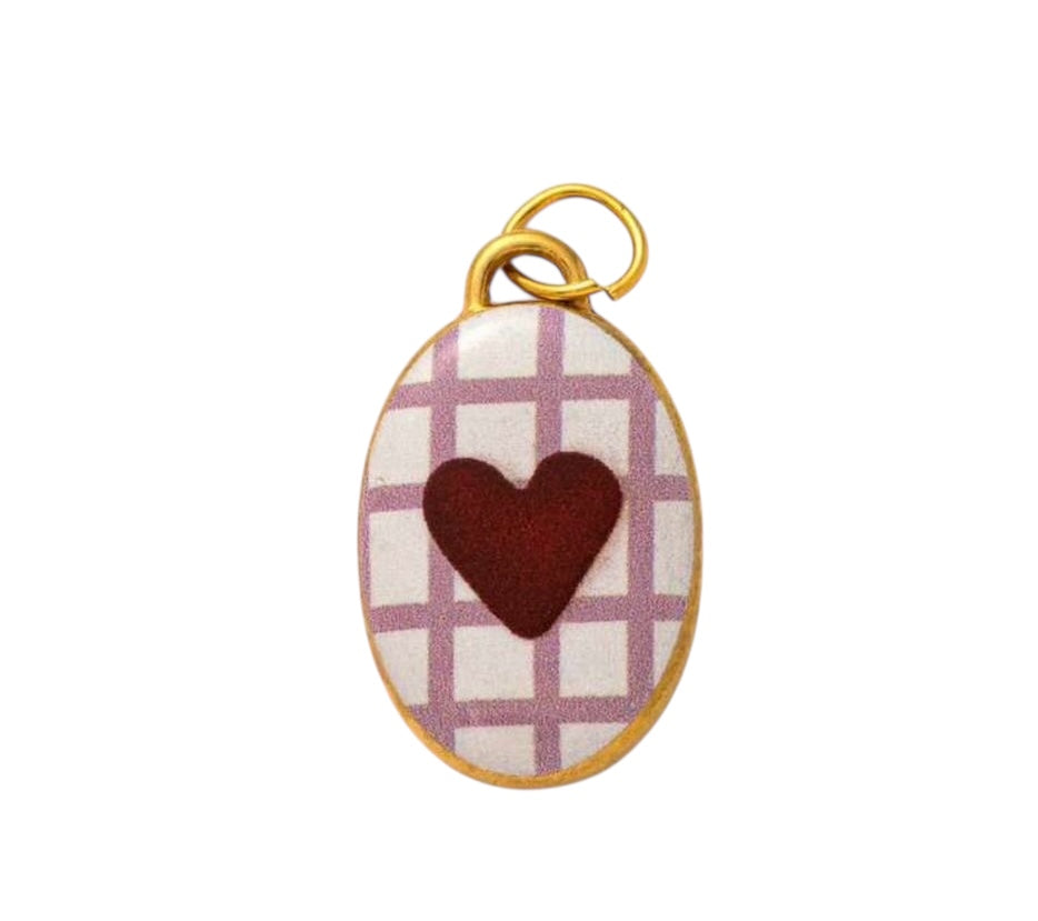 Charm Cuore Ovale