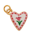 Charm Cuore Tulipano