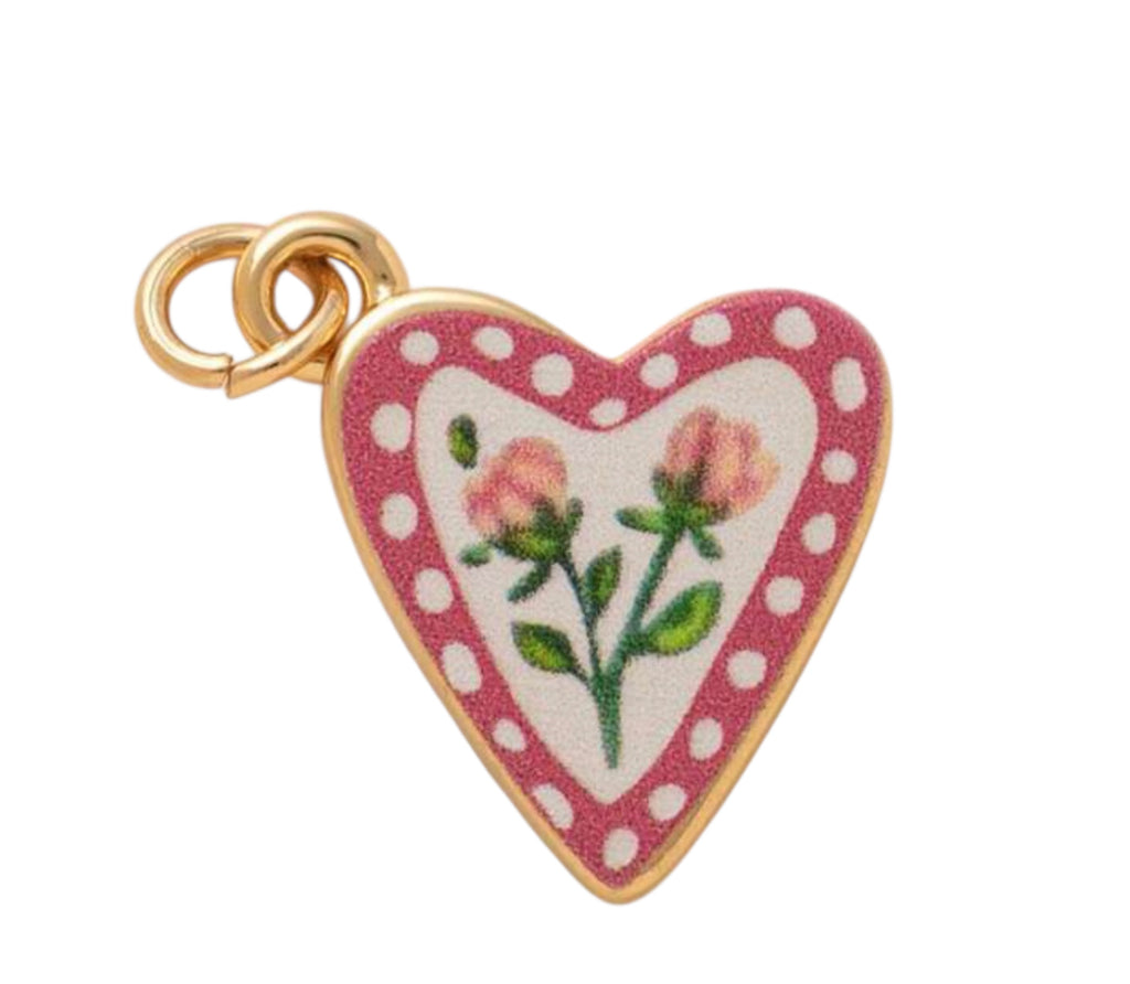 Charm Cuore Fiorellini