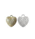 Charm Cuore Pieno Zirconato