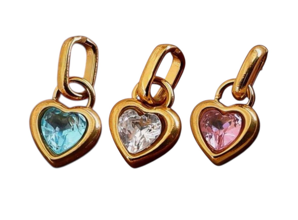 Charm Cuore Diamantato