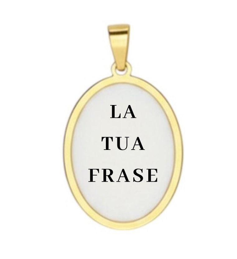 Ciondolo Personalizzabile Ovale