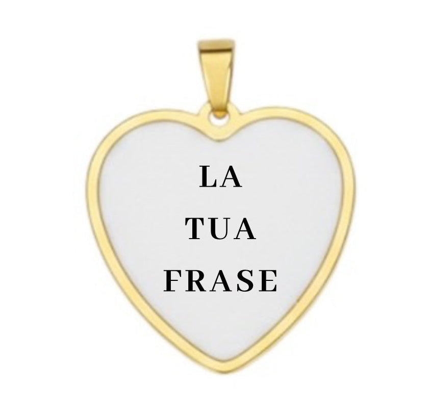 Ciondolo Personalizzabile Cuore