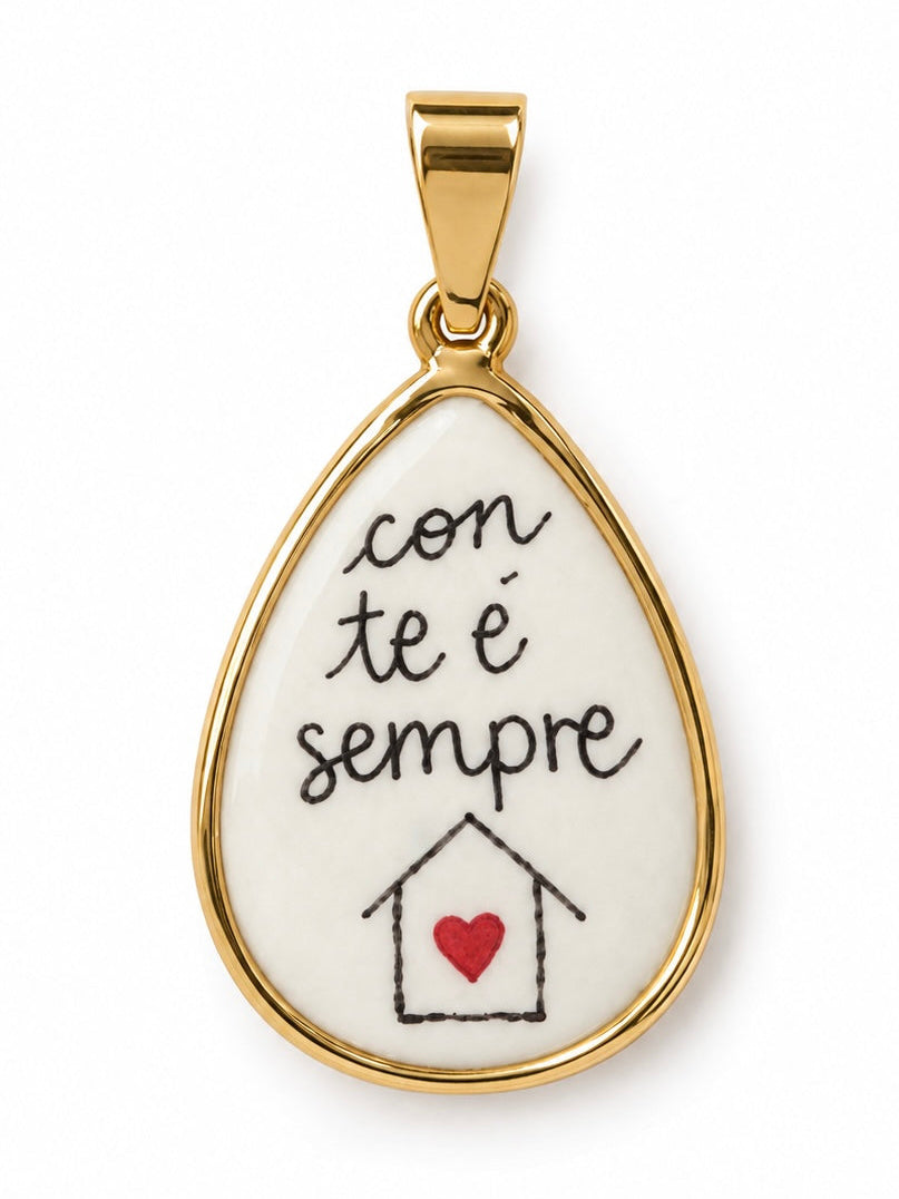 Ciondolo Con Te È Sempre Casa