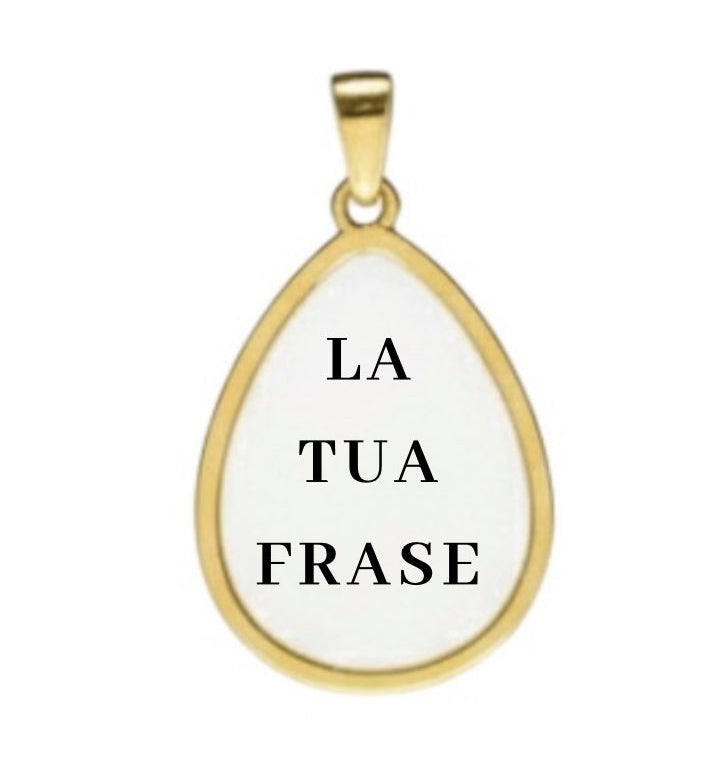 Ciondolo Personalizzabile Goccia