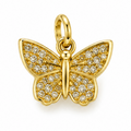 Charm Farfalla Zirconata
