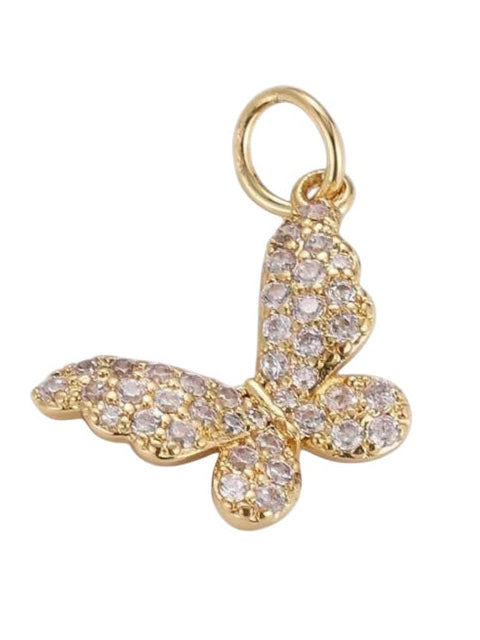Charm Farfalla Zirconata Obliqua