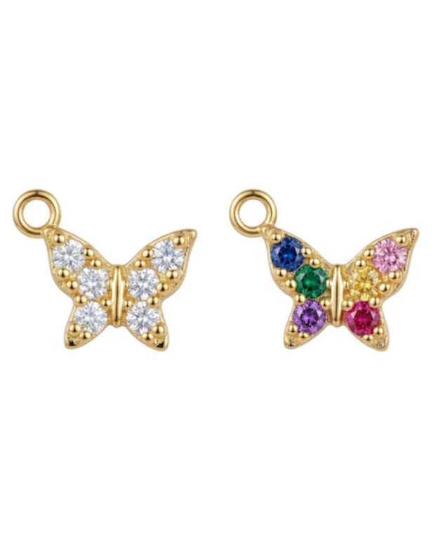 Charm Farfalla Diamantata