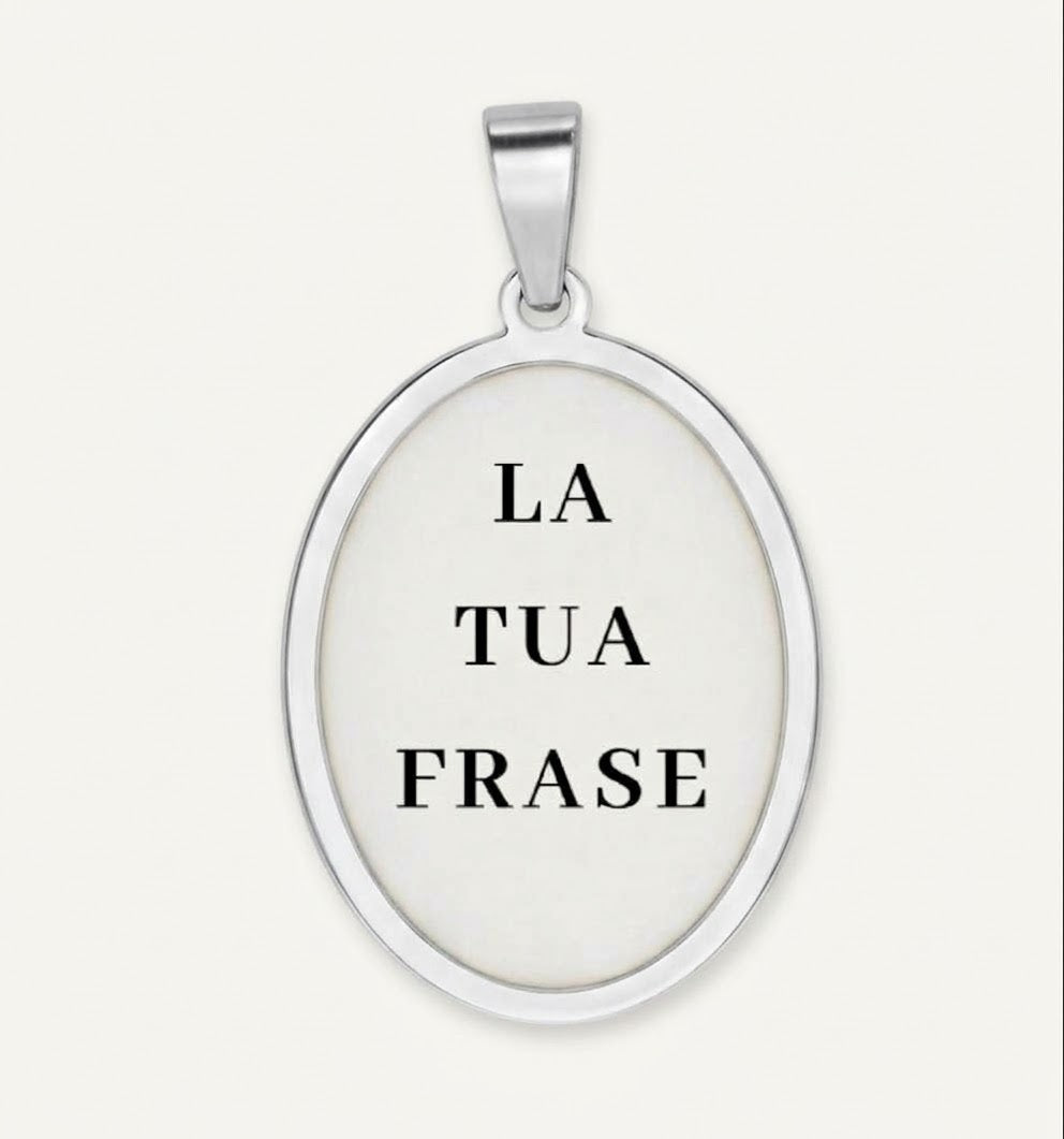 Ciondolo Personalizzabile Ovale