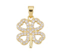 Charm Quadrifoglio Zirconato