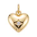 Charm Cuore con Stellina