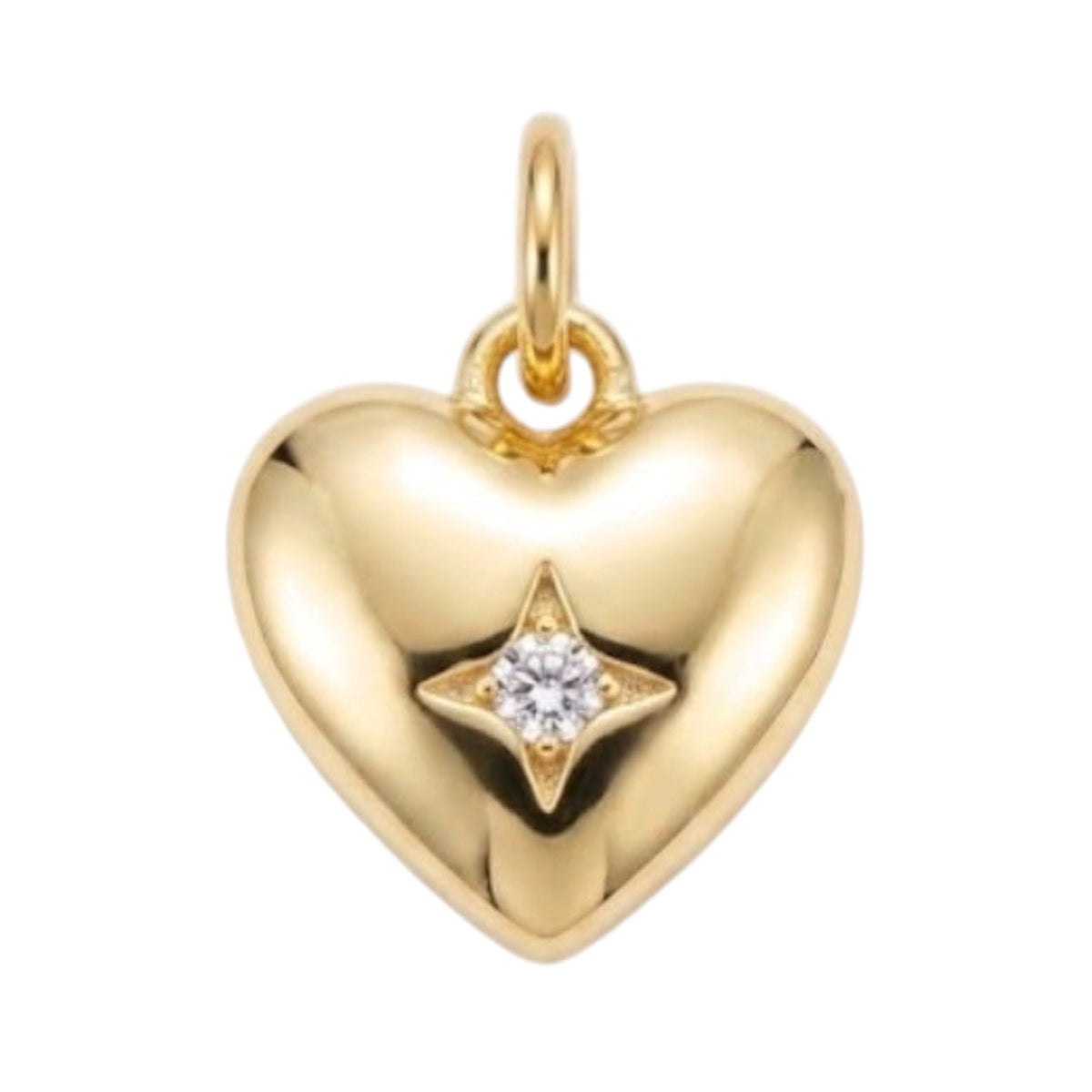 Charm Cuore con Stellina