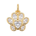 Charm Zampa Diamantata