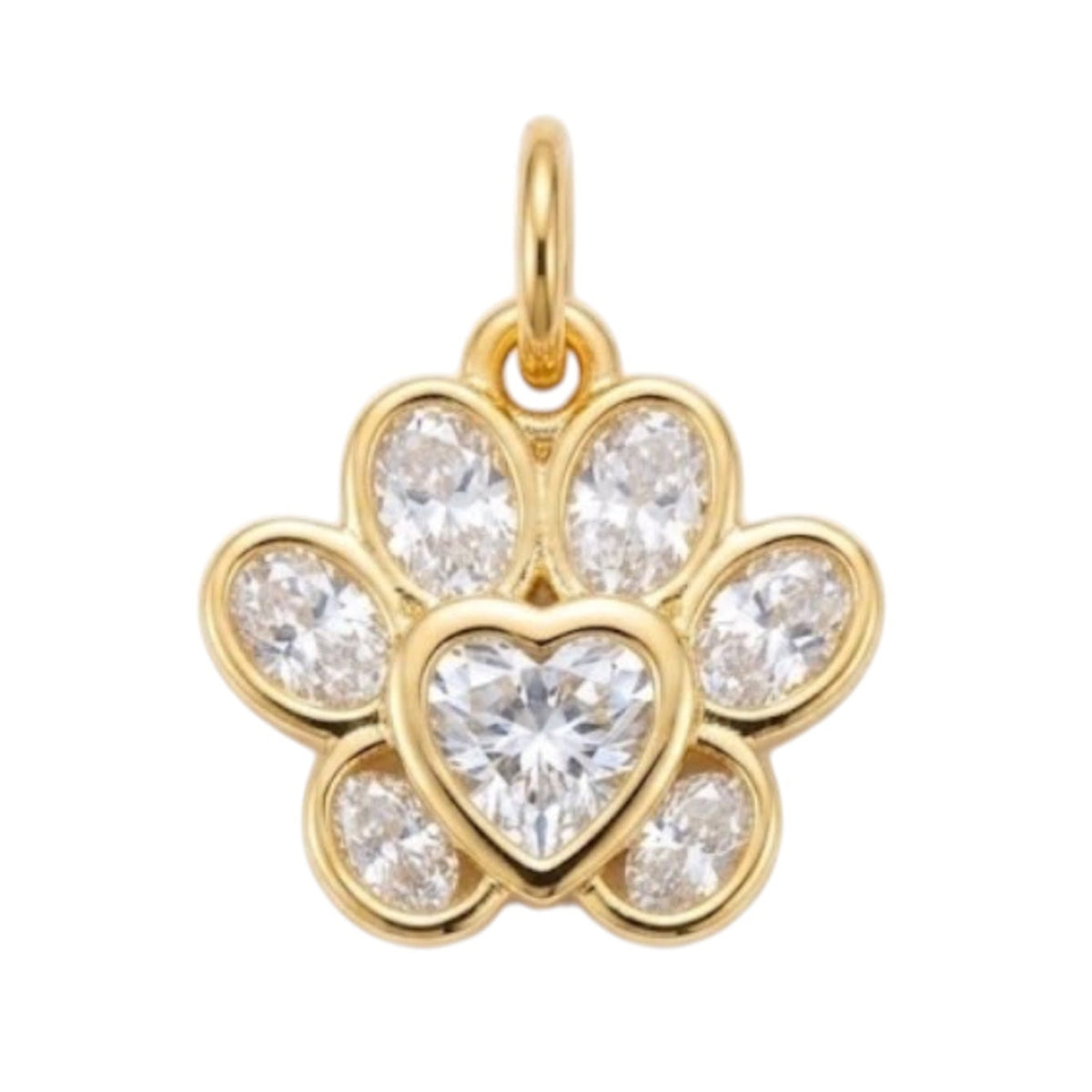 Charm Zampa Diamantata